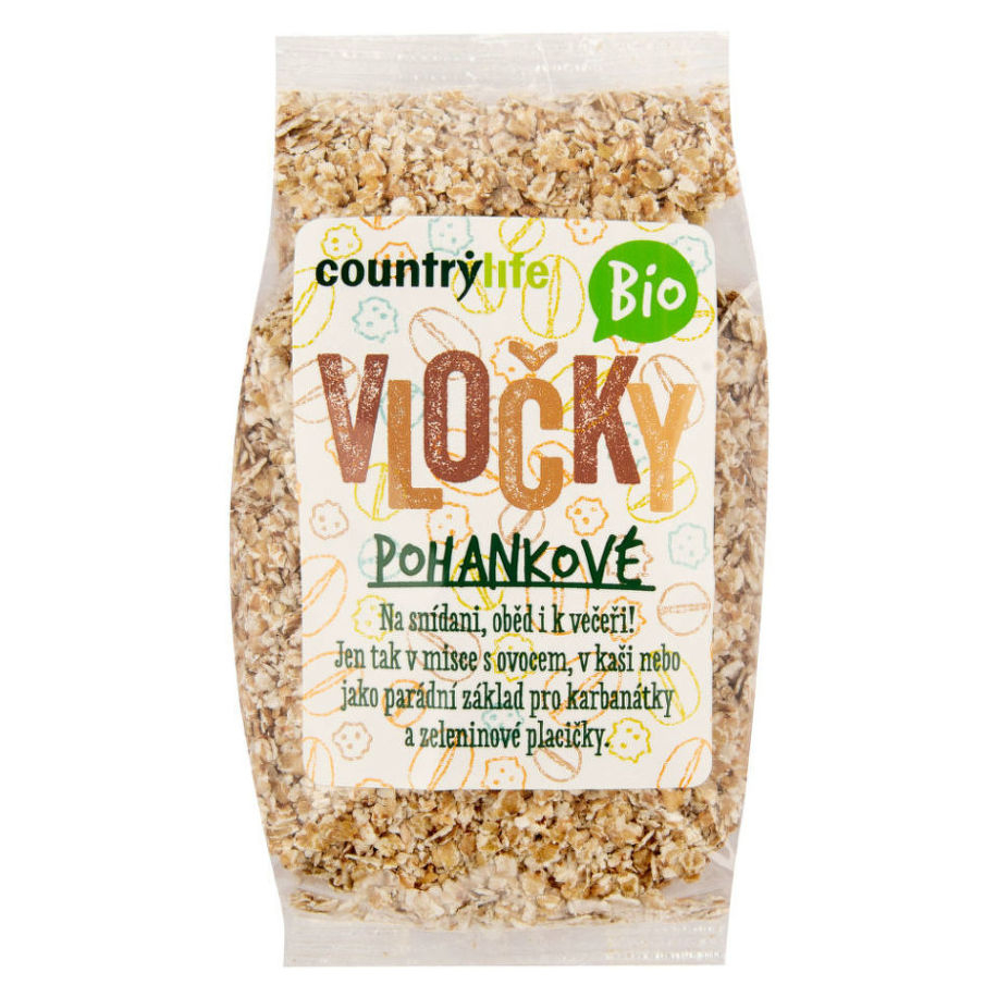 COUNTRY LIFE Organické pohánkové vločky 250 g kúpite na Mojalekaren.sk