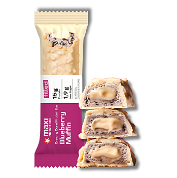 MAXI NUTRITION Creamy Core Protein bar čučoriedkový muffin 45 g (Proteínové tyčinky) - Proteinové