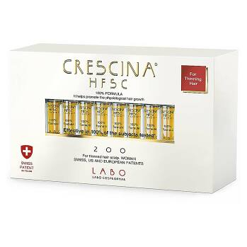 CRESCINA HFSC 100% Starostlivosť pre podporu rastu vlasov (stupeň 200) - ženy 20 x 3,5 ml