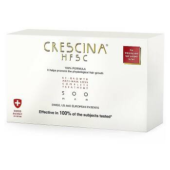 CRESCINA HFSC 100% Starostlivosť pre podporu rastu vlasov a proti vypadávaniu vlasov (stupeň 500)  - Muži 20 x 3,5 ml