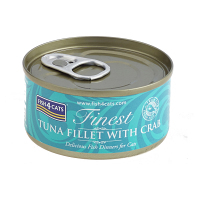 FISH4CATS Konzerva pre mačky Finest tuniak s krabom 70 g