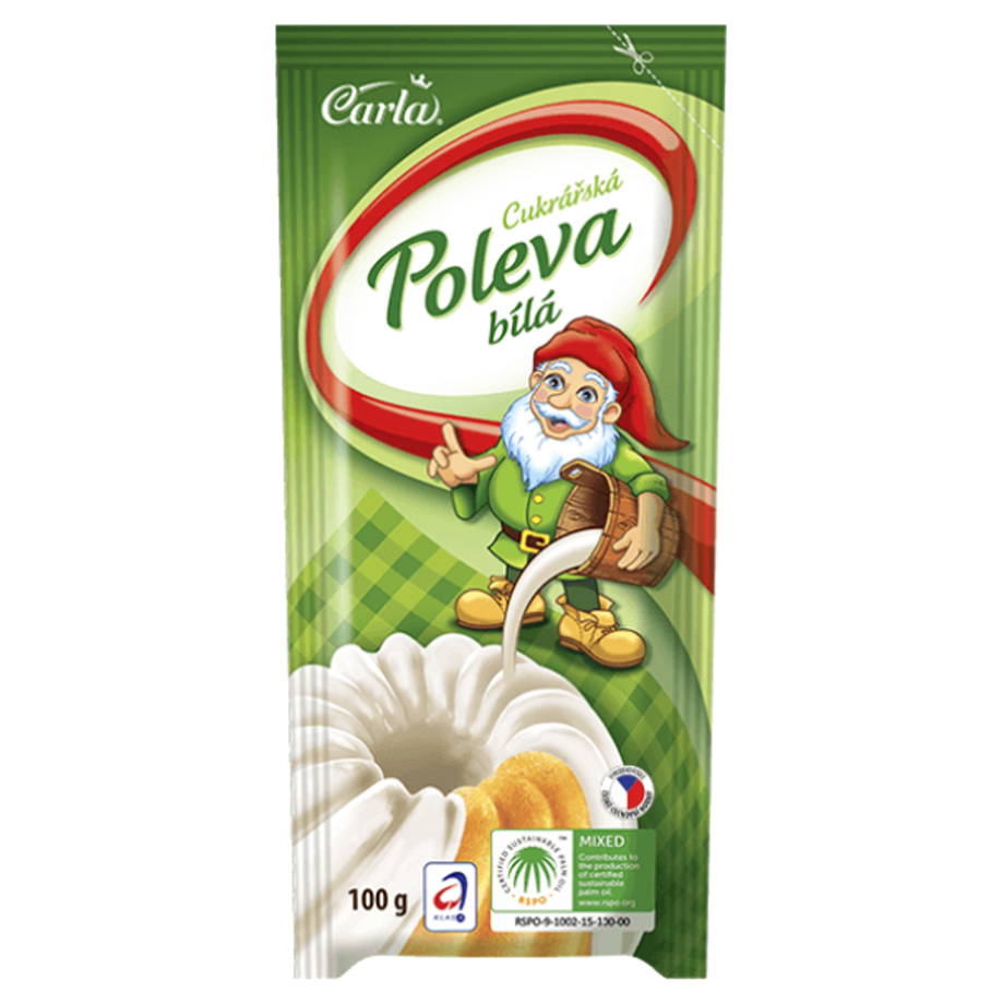 CARLA Cukrárska poleva biela 100 g