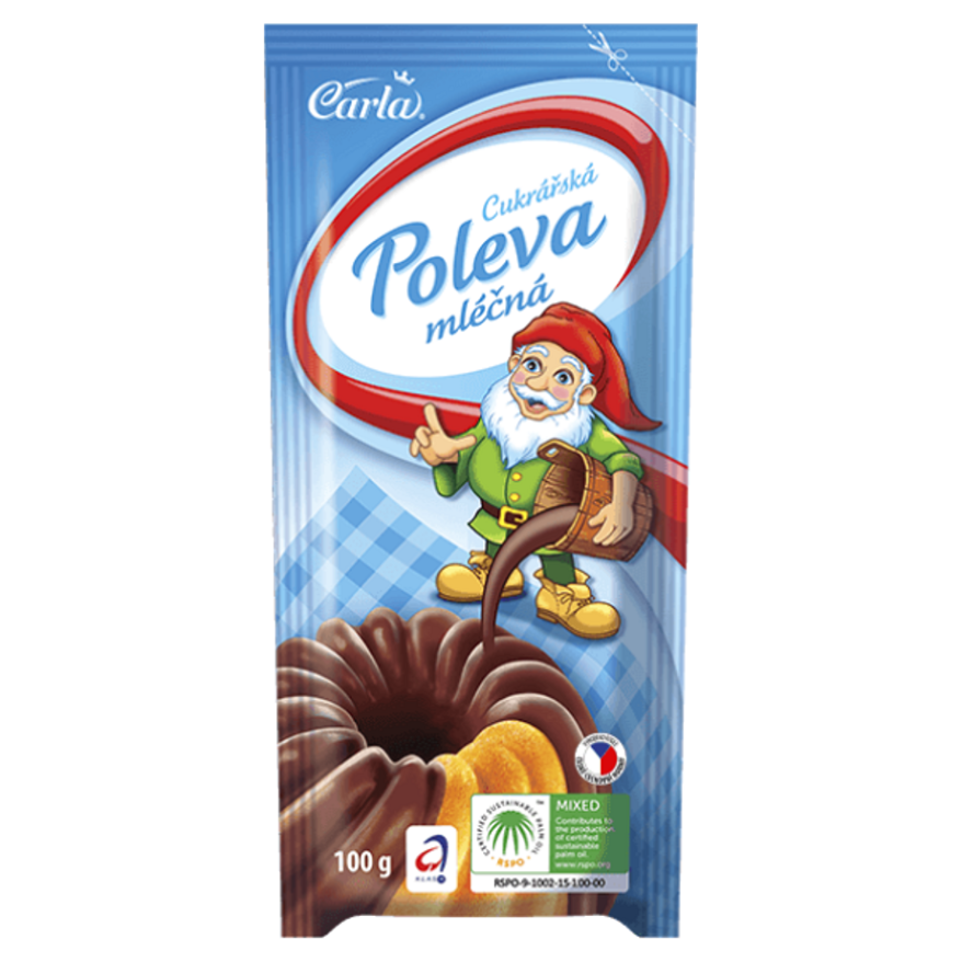 CARLA Cukrárska poleva mliečna 100 g