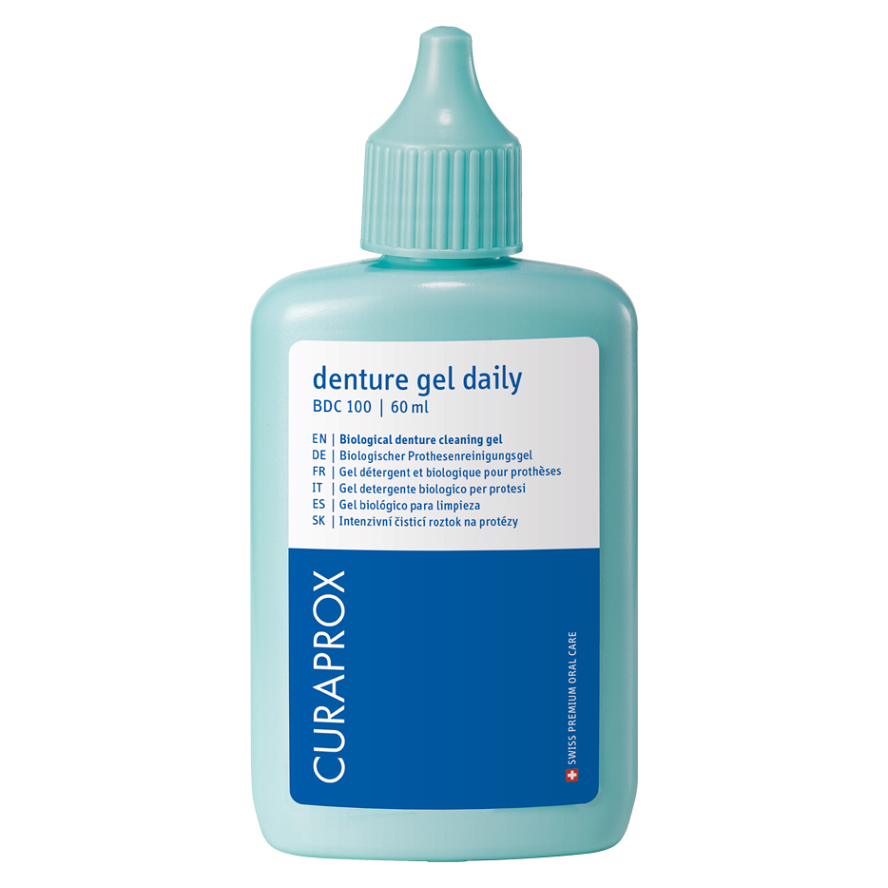 Curaprox BDC 100 čistiace gel pro umelý chrup 60 ml