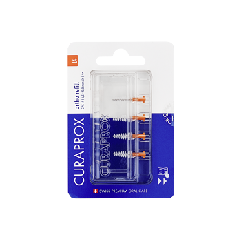 CURAPROX CPS 14 Regular Medzizubné kefky refill v blistri 4 kusy (Medzizubné kefky) - Čistiace - obrázok 1/2