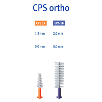 CURAPROX Ortho pocket set medzizubných kefiek 4 ks