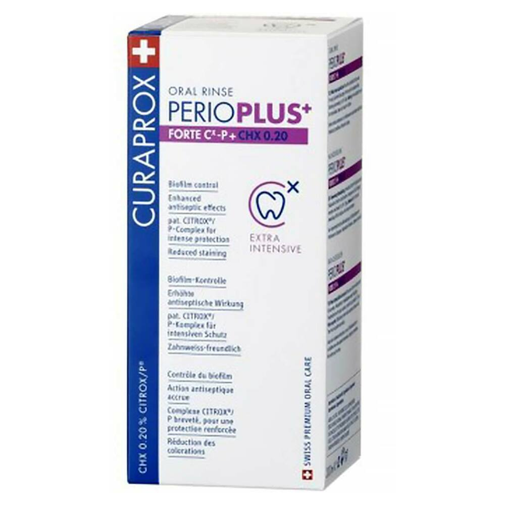 E-shop CURAPROX Perio PLUS+ Forte CHX 0,20% Ústna voda 200 ml