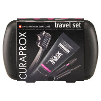 CURAPROX Travel set Black is White 1 kus