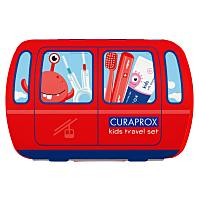 CURAPROX Travel set KIDS červený