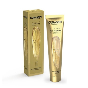 CURASEPT Bieliaca zubná pasta Gold Lux 75 ml