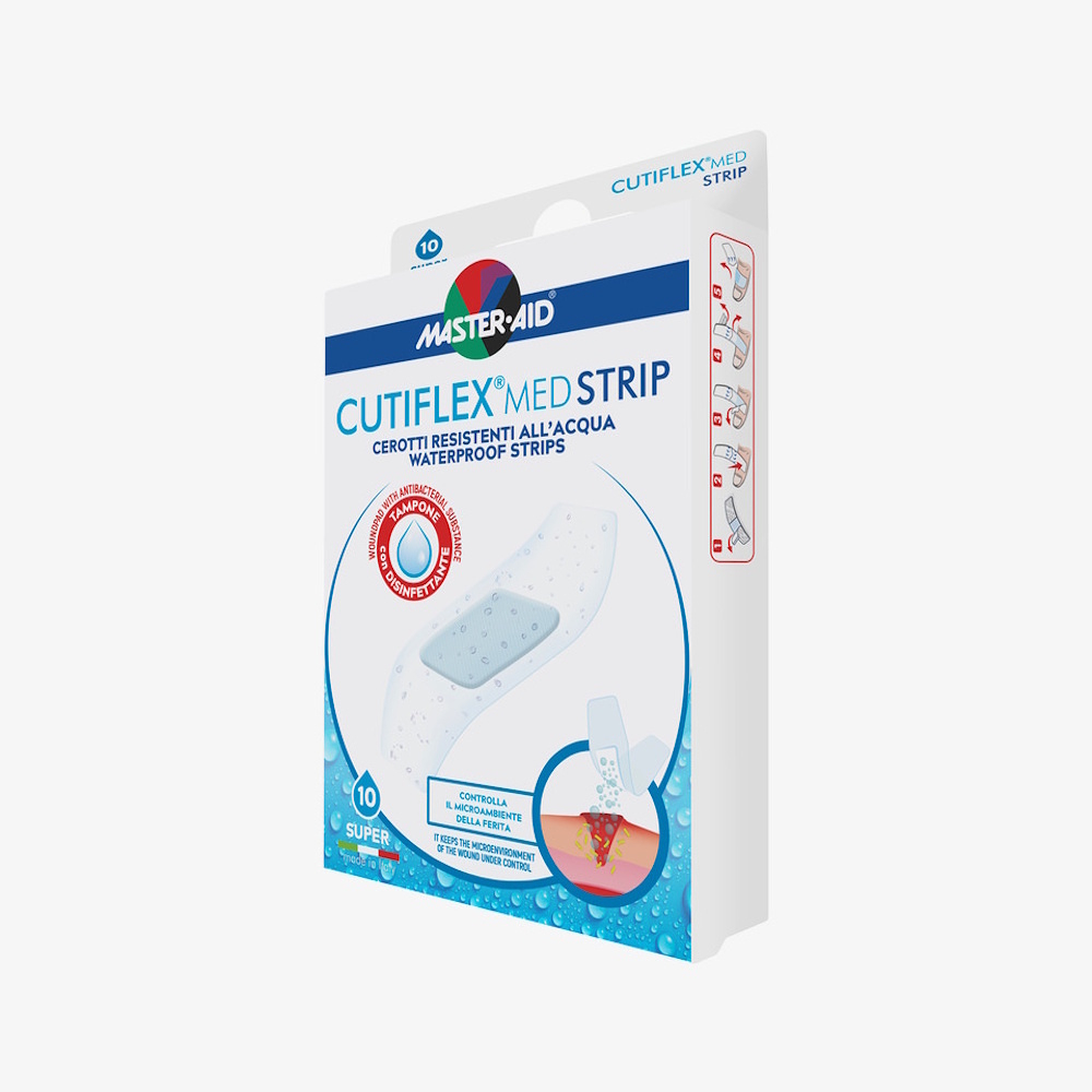 MASTER AID Cutiflex Med Super Náplaste do vody 10 kusov