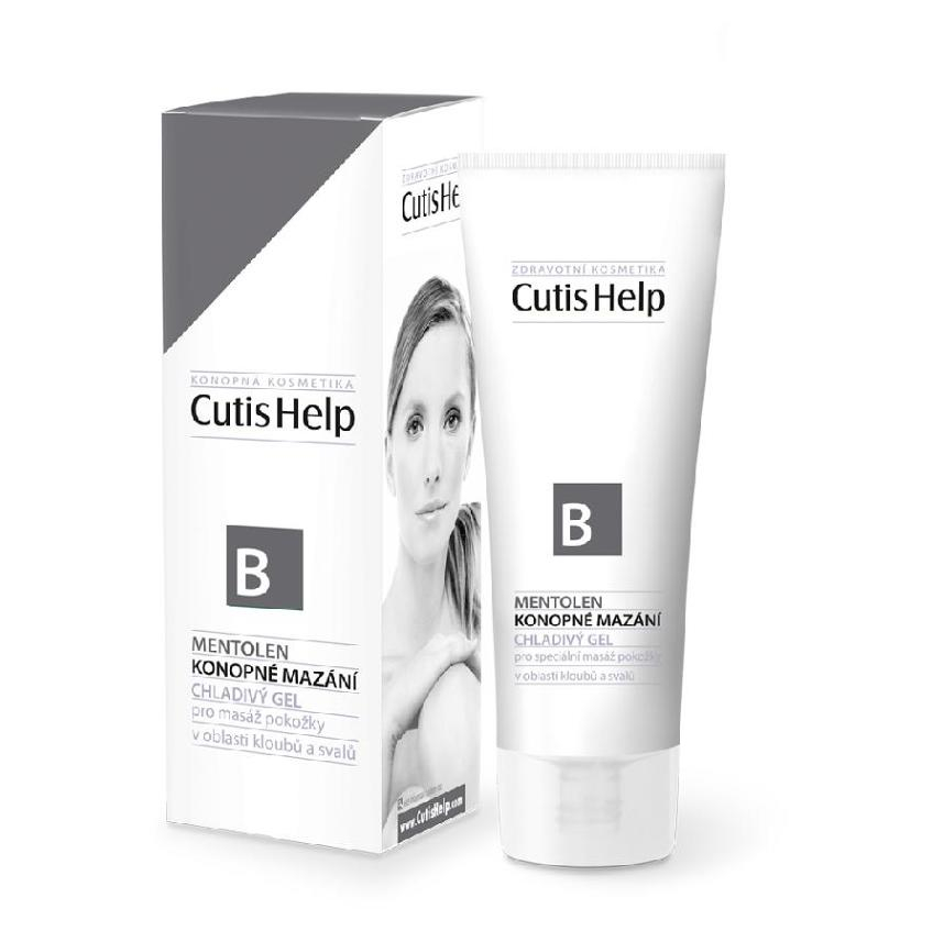 CUTISHELP Mentolen Konopné mazanie pri bolesti 200 ml