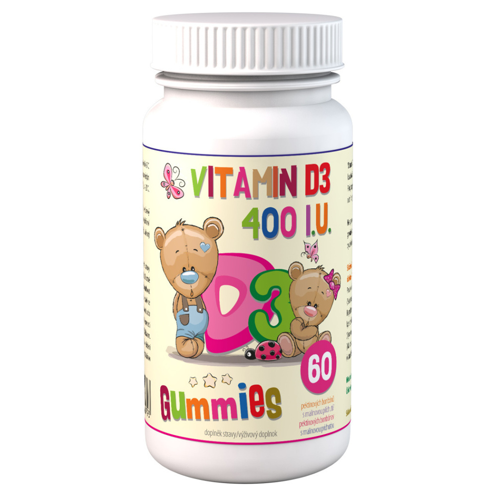 Clinical D3 Gummies pektínové bonbóny na podporu zdravia kostí a zubov pre deti 60 ks kúpite na Mojalekaren.sk