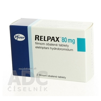 RELPAX 80 mg tbl flm 1x2 ks (Lieky na predpis)