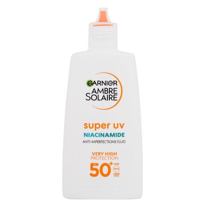 E-shop GARNIER Ambre Solaire Super UV Niacinamide SPF50+ Opaľovací fluid 40 ml