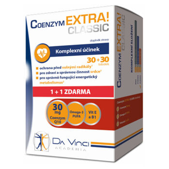 SIMPLY YOU Coenzym Extra classic 30 mg 30 + 30 tabliet