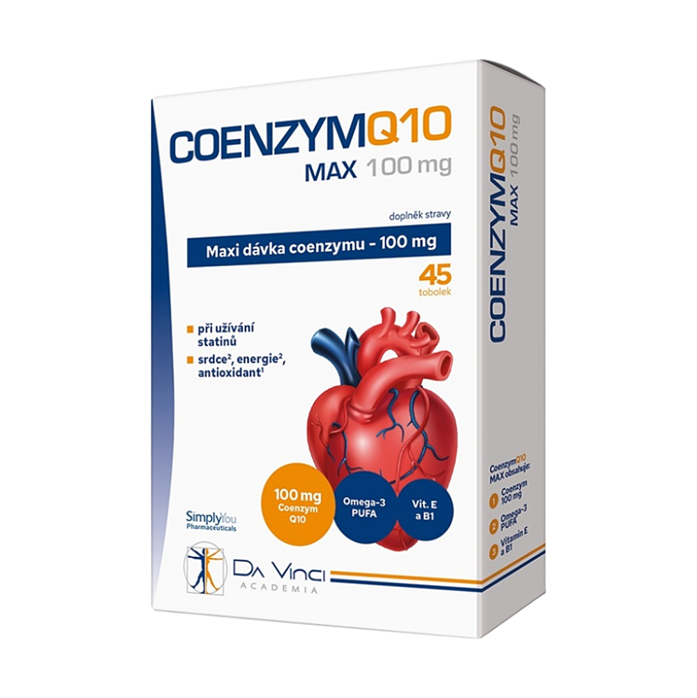 COENZYM Q10 Max 100 mg Da Vinci 45ks