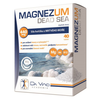 DA VINCI ACADEMIA Magnezum Dead Sea horčík 40 tabliet