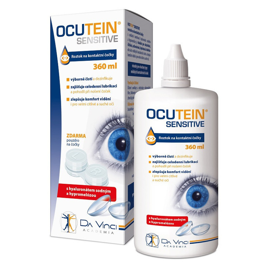 E-shop OCUTEIN Sensitive roztok na kontaktné šošovky 360 ml