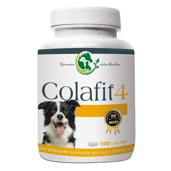 DACOM COLAFIT 4 na kĺby pre psy čierne/biele 50 kapsúl