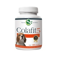 DACOM COLAFIT 5 na kĺby pre psy farebné 100 kapsúl