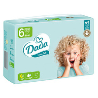 DADA Extra soft plienky veľkosť 6 16kg+ 39 kusov