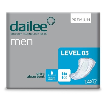 DAILEE Men Premium Level 3 Inkontinenčné vložky 14 ks