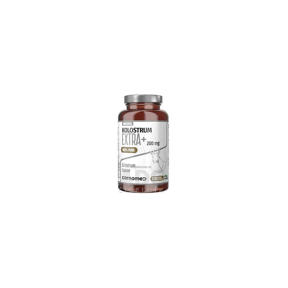 CARNOMED Kozie kolostrum Extra+ 200mg 120 kapsúl