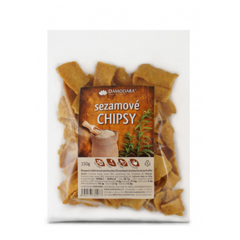 DAMODARA Sezamové chipsy 150 g