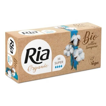 RIA Organic Super tampóny 16 kusov