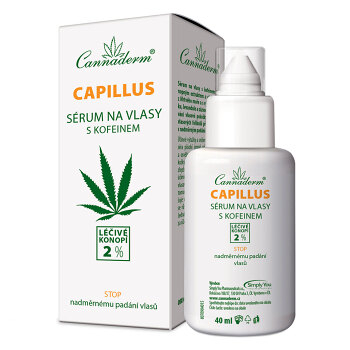 DARČEK CANNADERM Capillus sérum na vlasy s kofeínom 40 ml (Darček k produktu)