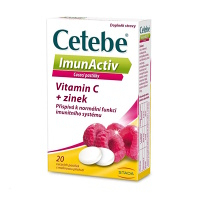 DARČEK CETEBE ImunActiv vitamin C + zinok 20 pastiliek