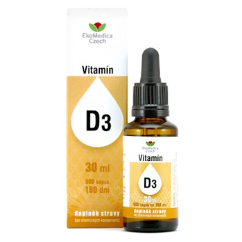 DARČEK EKOMEDICA Vitamín D3 kvapky 30 ml