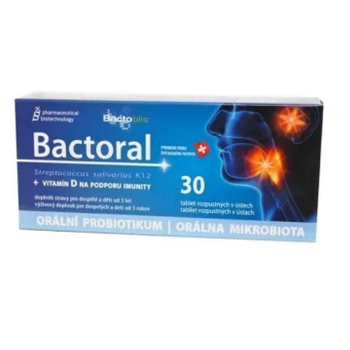 DARČEK FAVEA Bactoral + Vitamín D 30 tabliet