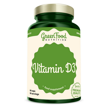 DARČEK GREENFOOD NUTRITION Vitamín D3 60 kapsúl