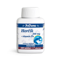 DÁRČEK MEDPHARMA Hořčík 300 mg + vitamin D3 107 tablet