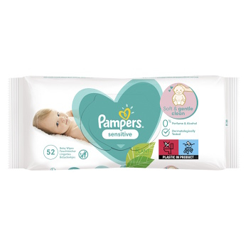 DARČEK PAMPERS Obrúsky Sensitive 52 kusov