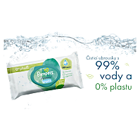 DARČEK PAMPERS obrúsky Sensitive Plastic Free 52 kusov