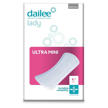 DARČEK DAILEE Lady Premium ULTRA MINI Inkontinenčné vložky 28 ks