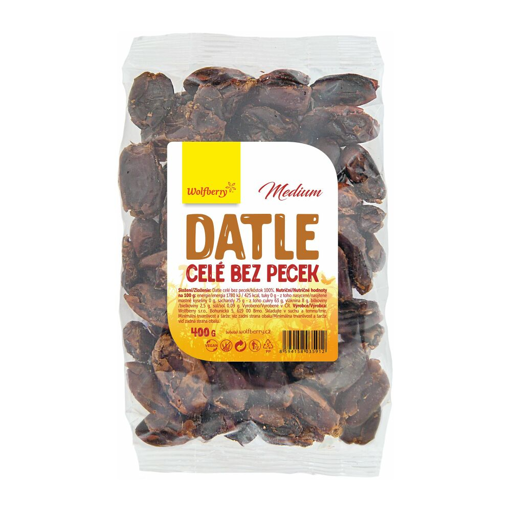 Wolfberry Datle celé sušené ovocie 400 g