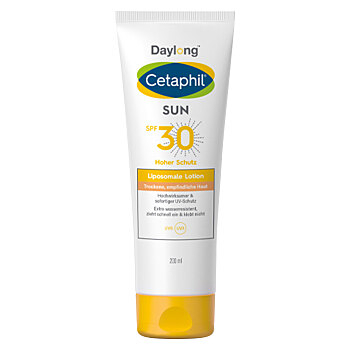 DAYLONG Cetaphil SUN SPF30 Liposomal Mlieko na opaľovanie 200 ml (Dermokozmetika opaľovacie mlieka a gely)