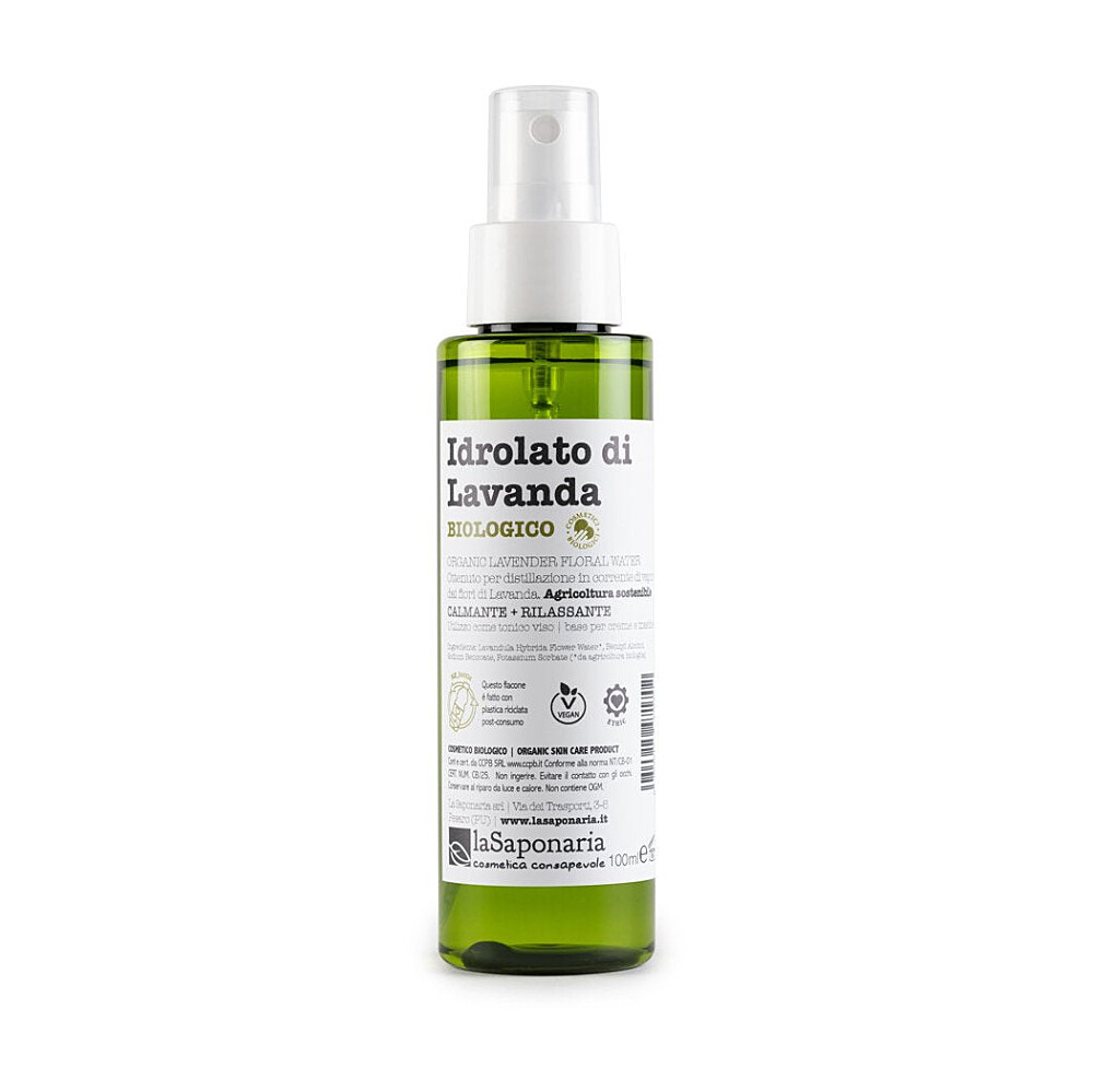 LA SAPONARIA Levanduľová kvetová voda BIO 100 ml