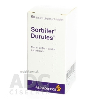 SORBIFER DURULES tbl flm 100 mg 1x50 ks