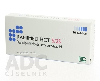 RAMIMED HCT 5/25 tbl (blis.) 1x30 ks (Lieky na predpis)
