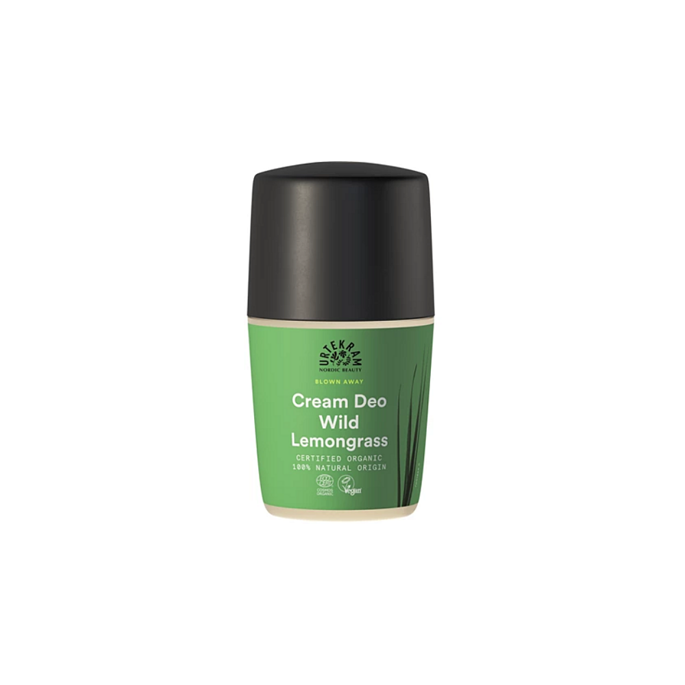 URTEKRAM Krémový dezodorant roll-on s citrónovou trávou BIO 50 ml