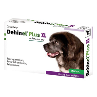 DEHINEL PLUS XL tablety pre psov 2 tablety