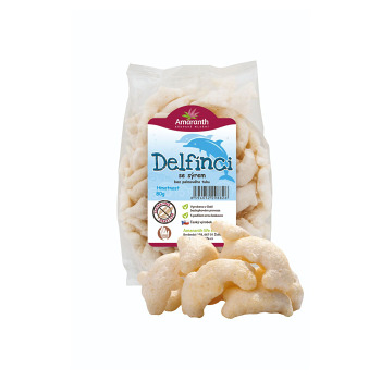 AMARANTH Delfínci so syrom 80 g (Bezlepkové chrumky a cereálie) - Slané