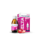 DELTA MEDICAL Colostrum akút intensive sirup jahoda 125 ml