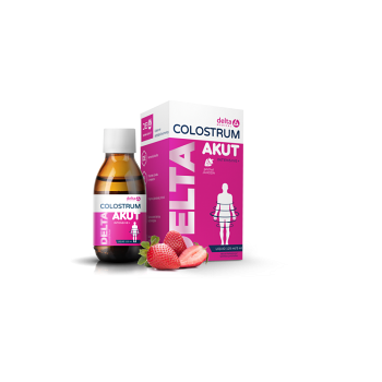 DELTA MEDICAL Colostrum akút intensive sirup jahoda 125 ml