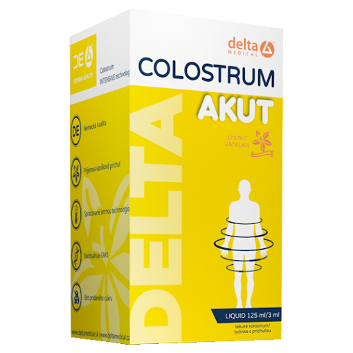 DELTA MEDICAL Colostrum akút sirup vanilka 125 ml kúpite na Mojalekaren.sk